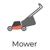 Trendy Mower Concepts vector