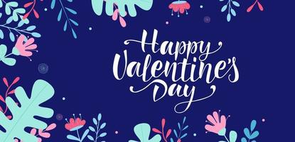 Happy Valentines Day vector bunner
