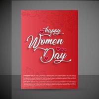 8 March logo vector design with international womens day background
