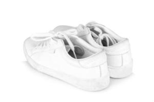 shoe white isolated on white background