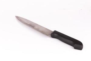 knife isolated on white background photo
