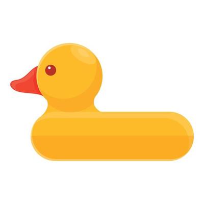 Swimming circle icon, cartoon style