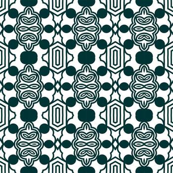 Seamless Pattern. Simple background with geometric elements vector