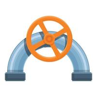 Pipeline icon, cartoon style vector