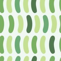 Green ovals horizontal seamless vector abstract pattern