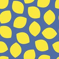 Lemons abstract vector pattern