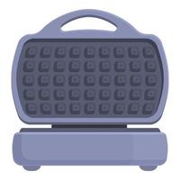 Waffle maker household icon cartoon vector. Electric iron vector