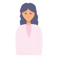 Patient nurse icon cartoon vector. Doctor care vector