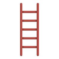 Folding ladder icon, cartoon style vector