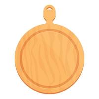 Bread board icon cartoon vector. Meat slice vector