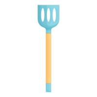 vector de dibujos animados de icono de espátula de utensilio. comida de cocinero