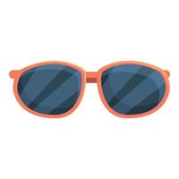 Safari sunglasses icon, cartoon style vector