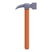 Sewerage hammer icon, cartoon style