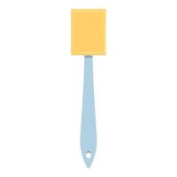 Hanging spatula icon cartoon vector. Grill spoon vector