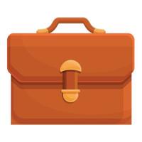 Design briefcase icon, cartoon style vector