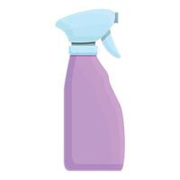 Foot spray icon, cartoon style vector