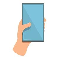 Take smartphone icon cartoon vector. Phone screen vector