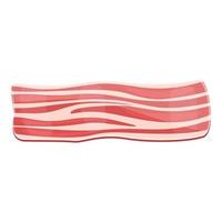 Bacon brisket icon, cartoon style vector