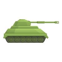 Armor steel icon cartoon vector. Battle tank vector