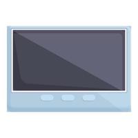 Smart intercom icon cartoon vector. Door system vector