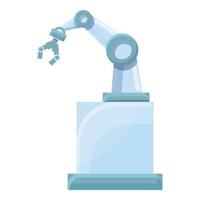 Lab research robot icon cartoon vector. Medical laboratory vector