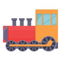 Train toy icon cartoon vector. Kid store vector