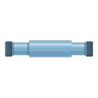 Canalization pipe icon, cartoon style vector