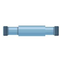 Canalization pipe icon, cartoon style vector