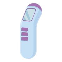 Medical digital thermometer icon, cartoon style vector