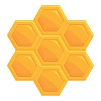 Honeycomb icon cartoon vector. Bee nectar vector