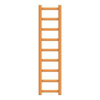 Extend ladder icon, cartoon style vector