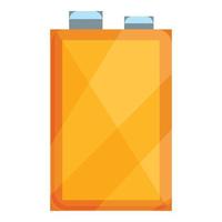 Camping kerosene flask icon, cartoon style vector