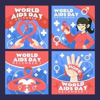 Hope in World Aids Day vector