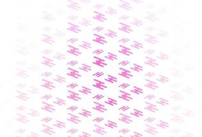 Light Pink vector texture with colorful lines.