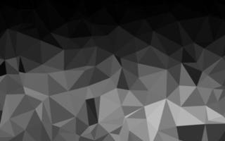 Light Silver, Gray vector polygon abstract background.