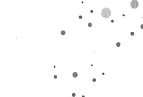 Light silver, gray vector backdrop with dots.