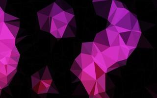 Dark Pink vector abstract mosaic background.