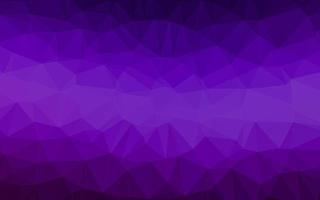 Dark Purple vector blurry triangle template.