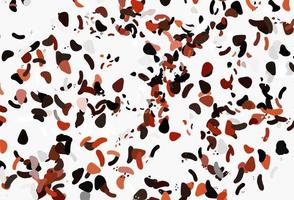 Light red, yellow vector pattern with chaotic shapes.