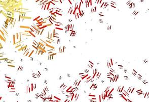 Light Red vector texture with colorful lines.