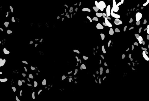 Dark Silver, Gray vector texture with random forms.