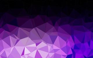 Light Purple vector shining triangular background.