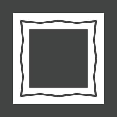 Frame II Glyph Inverted Icon
