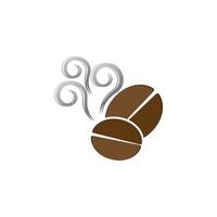 Coffee bean icon vector