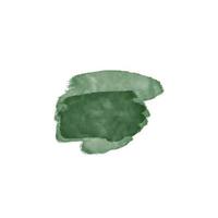 Green abstract digital watercolor stain vector