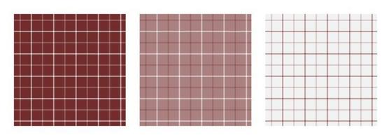 Set of tattersall plaid seamless surface pattern vector