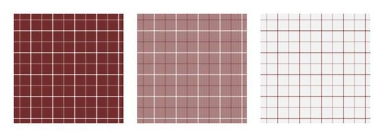 Set of tattersall plaid seamless surface pattern vector