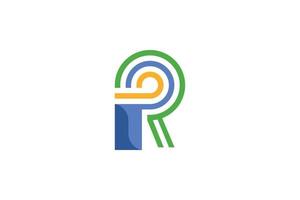Abstract R Letter Logo vector