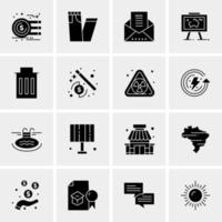 16 Universal Business Icons Vector Creative Icon Illustration to use in web and Mobile Related project