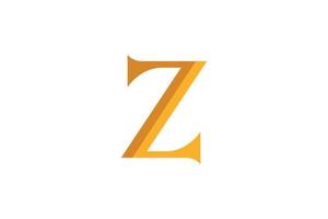 plantillas creativas de logotipos de letras z vector